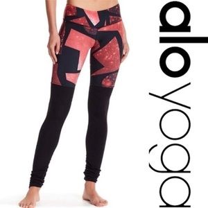 Volcano Red ALO Yoga Goddess Leggings